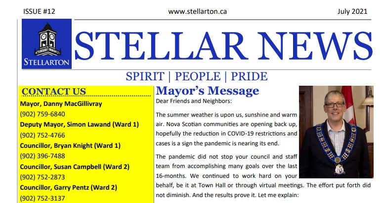 July Newsletter 2021